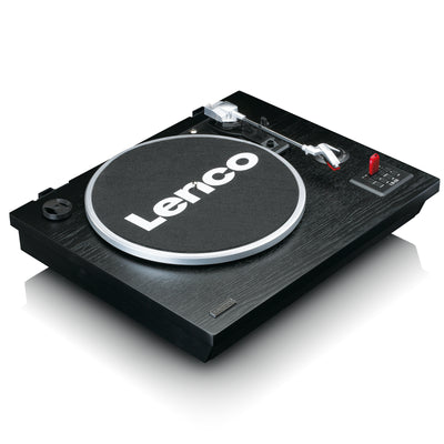 Lenco LS-55BK - Platine vinyle avec Bluetooth®, USB, MP3, haut-parleurs - Noir