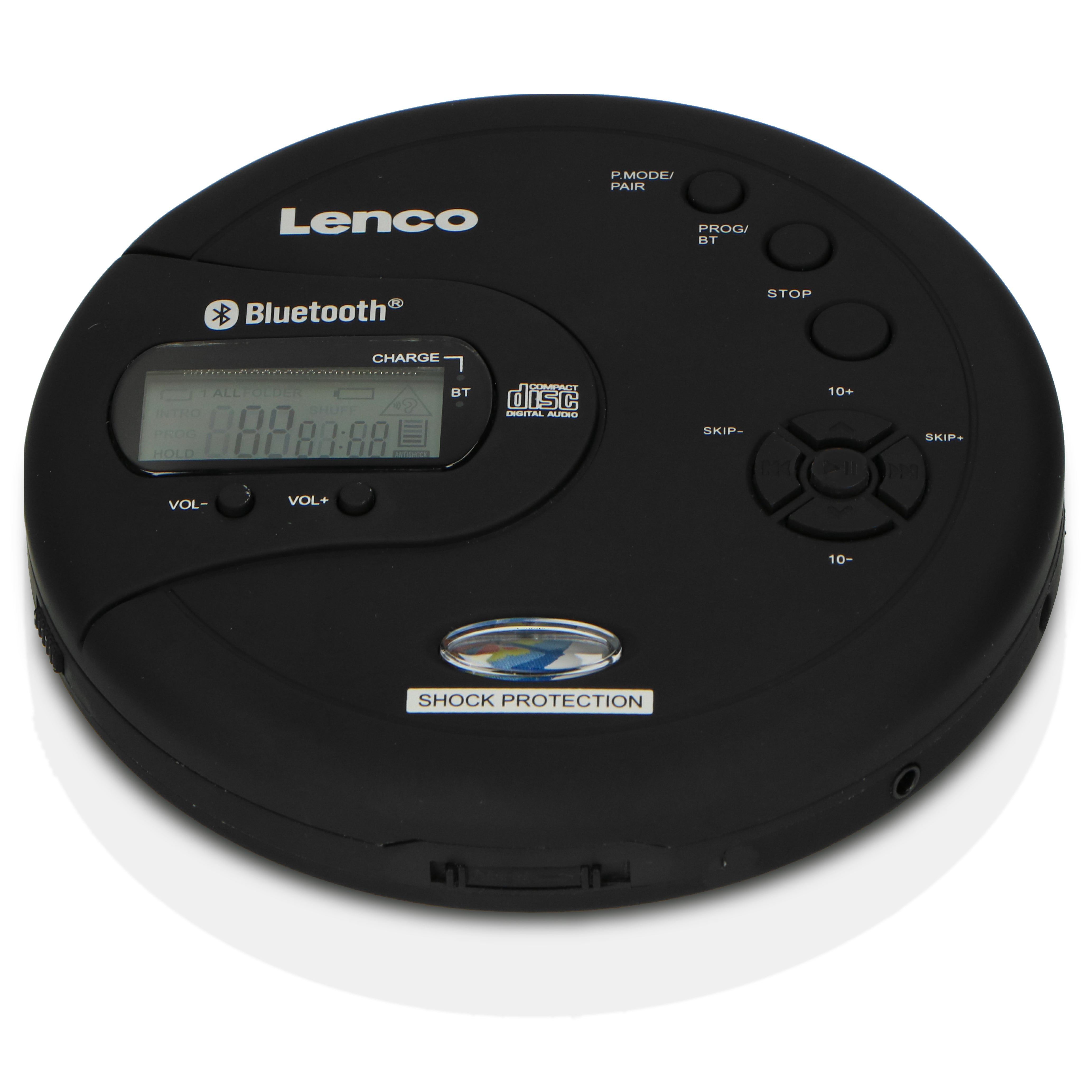 Lecteur CD portable, lecteur de musique Bluetooth avec