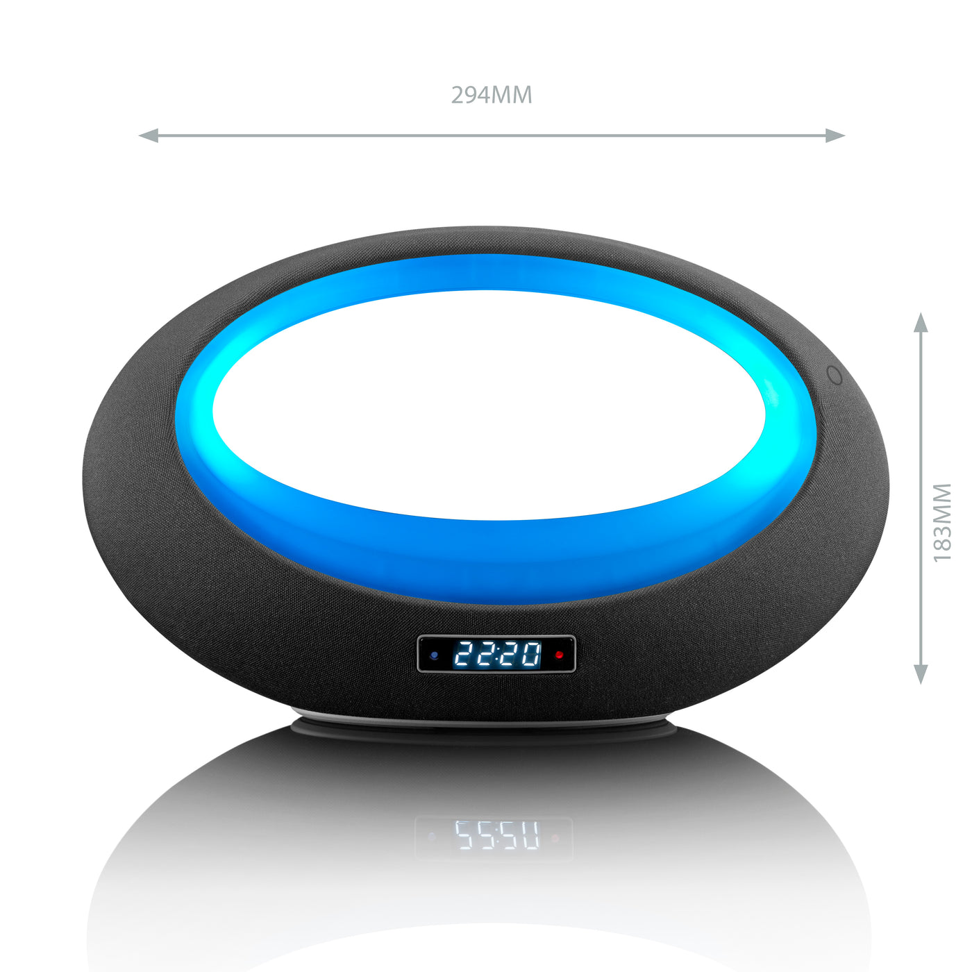 Lenco BT-210 - Enceinte Bluetooth® avec autonomie de 8 heures, puissance de 6 Watts et éclairage LED