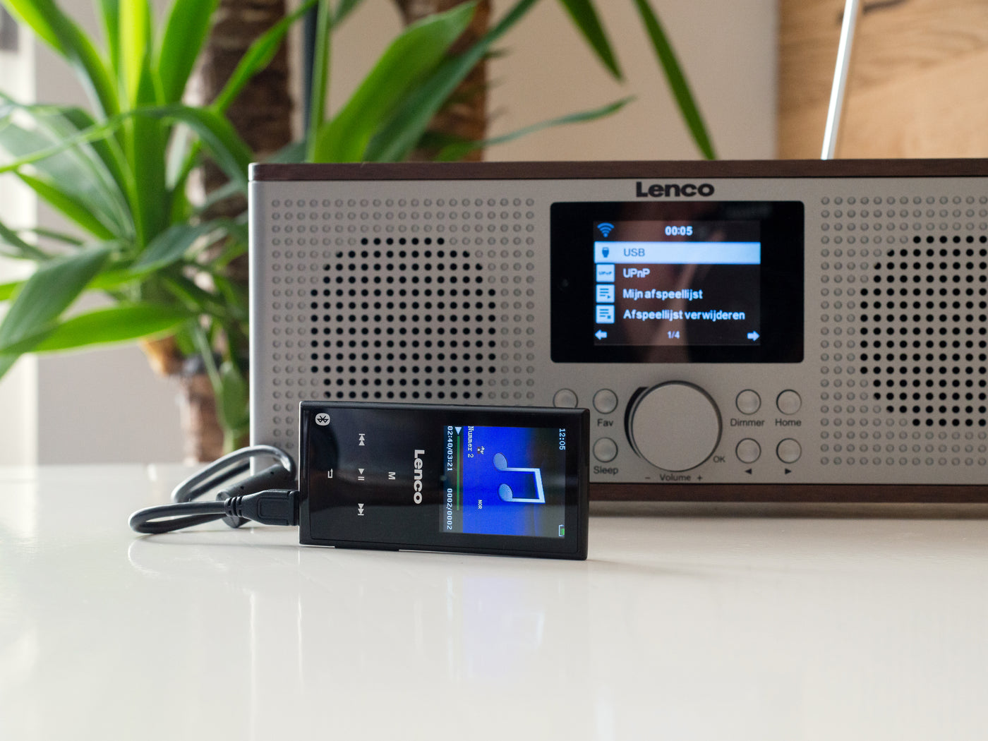 Lenco DIR-170WA - Radio Internet/DAB+/FM et Bluetooth® - Bois