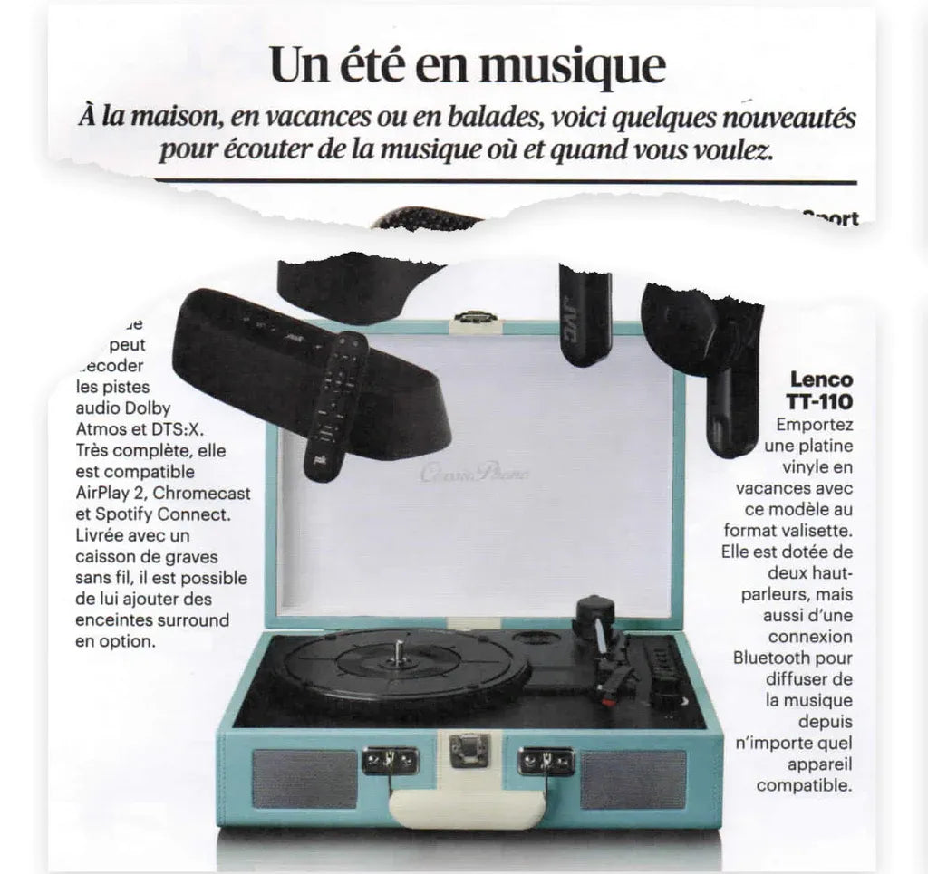 Lenco TT-110 dans le Rolling Stone Magazine