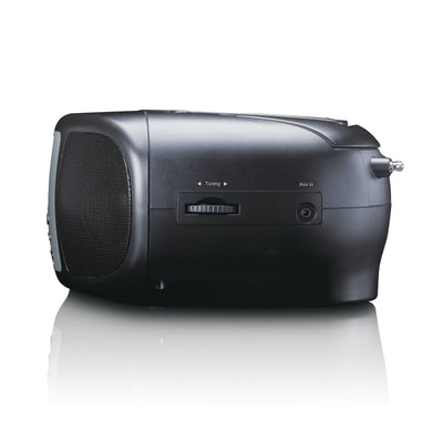 Lenco SCD-860BK - Radio portable DAB+/FM avec Bluetooth®, lecteur CD et grand écran couleur LCD - Noir