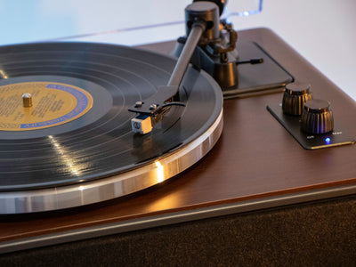 Lenco LS-470WA - Platine vinyle avec haut-parleurs intégrés et Bluetooth® - Noyer