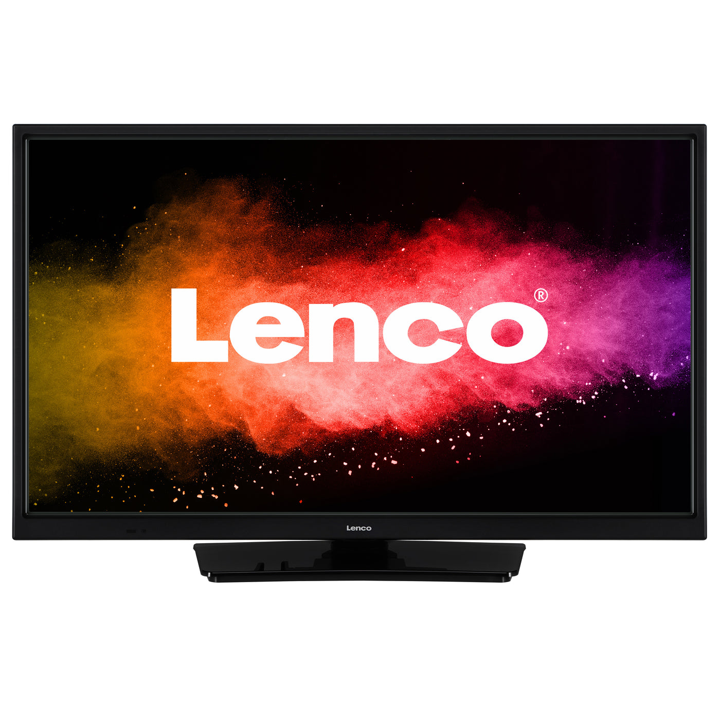 Lenco LED-2463BK - 24" Smart TV Android avec adaptateur voiture 12 V, noir