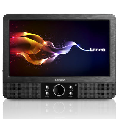 Lenco MES-415 - Lecteurs DVD USB Duo portables - Noir