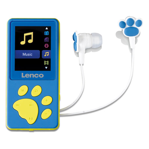 Lenco Xemio-560BU - Lecteur MP3/MP4  mémoire 8Go - Bleu