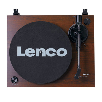 Lenco LBT-225WA - Platine avec transmission Bluetooth® - marron foncé