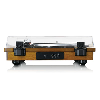 Lenco LS-55WA - Platine vinyle avec Bluetooth®, USB, MP3, haut-parleurs - Bois