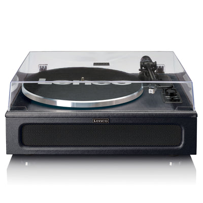 Lenco LS-430BK - Platine vinyle avec 4 haut-parleurs incorporés - Noir