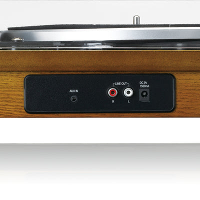 Lenco LS-55WA - Platine vinyle avec Bluetooth®, USB, MP3, haut-parleurs - Bois