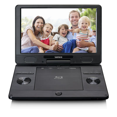 Lenco BRP-1150BK - Lecteur DVD / Blu-ray portable 11.5" avec USB et SD - Noir