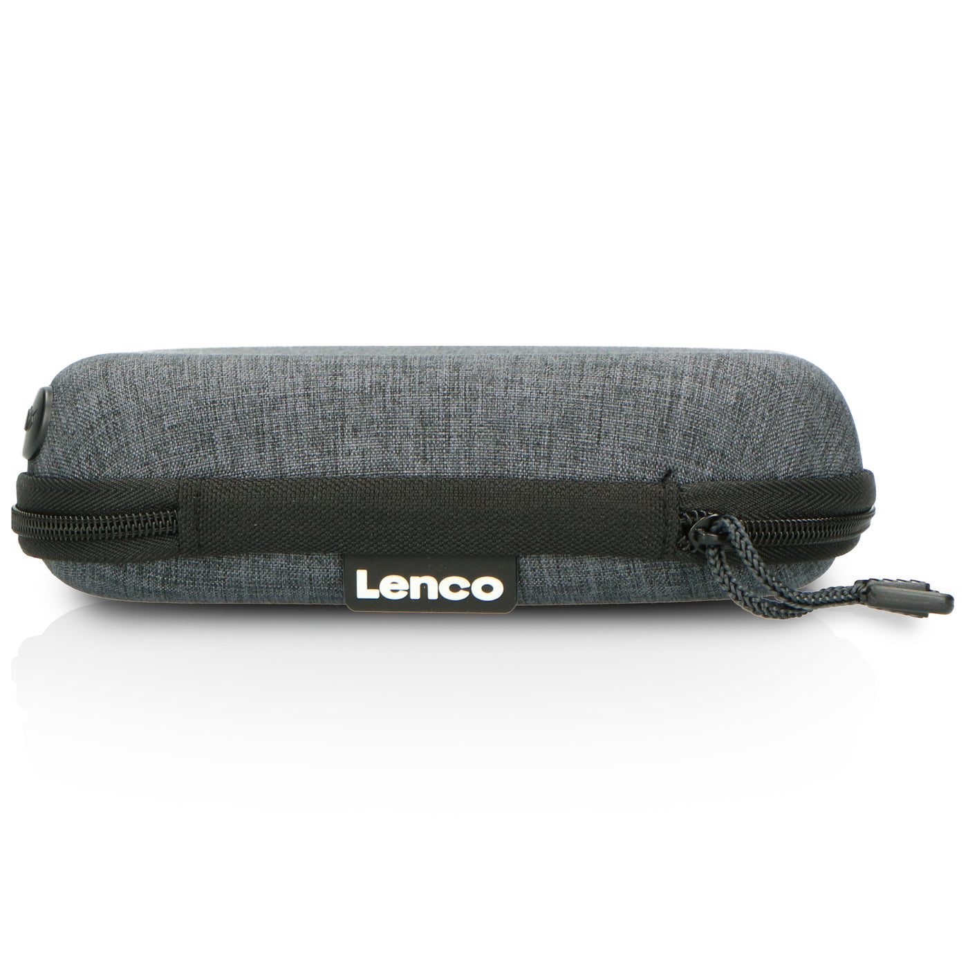 Lenco CD-201SI+PBC-50GY - Lecteur CD/MP3 portable avec protection anti-choc et étui de rangement pratique avec powerbank intégrée - Argent/Gris