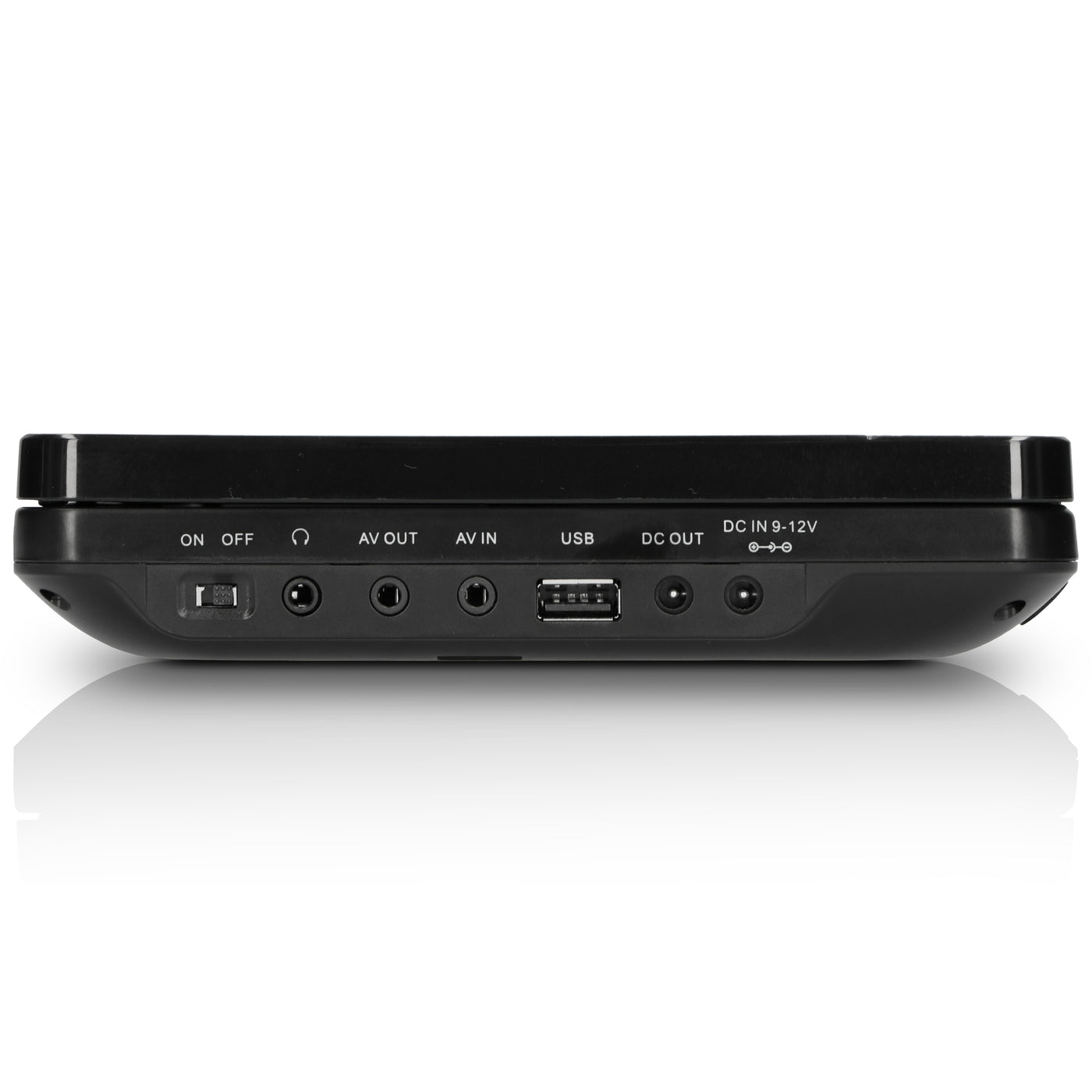 Lenco DVP-939 - Lecteur DVD portable 2 x 9 pouces avec connexion USB, emplacement pour carte SD, pile intégrée, deux casques et deux supports - Noir