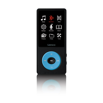 Lenco Xemio-860BU - Lecteur MP3/MP4 avec Bluetooth® et mémoire interne de 8 Go - Bleu