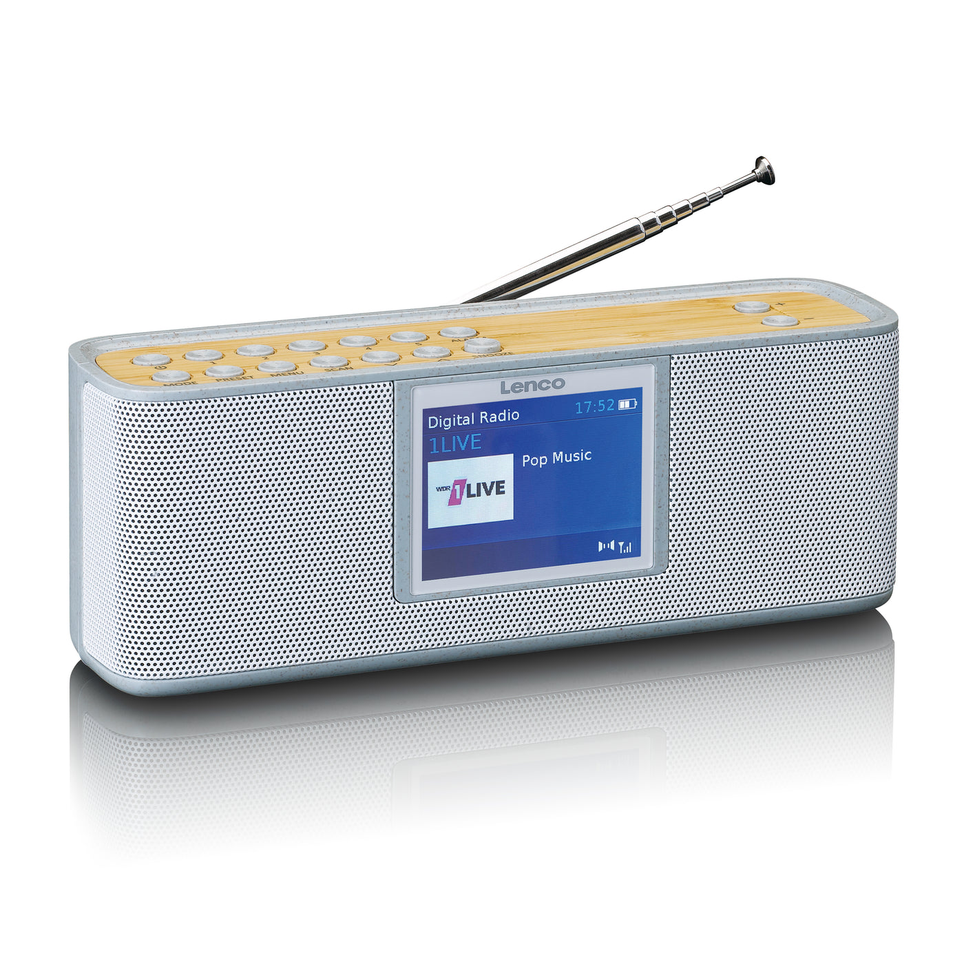 Lenco PDR-046GY -Radio DAB+ avec Bluetooth® 5.0, grise