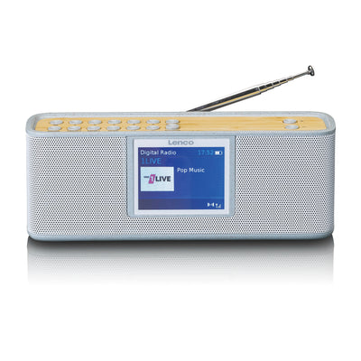 Lenco PDR-046GY -Radio DAB+ avec Bluetooth® 5.0, grise