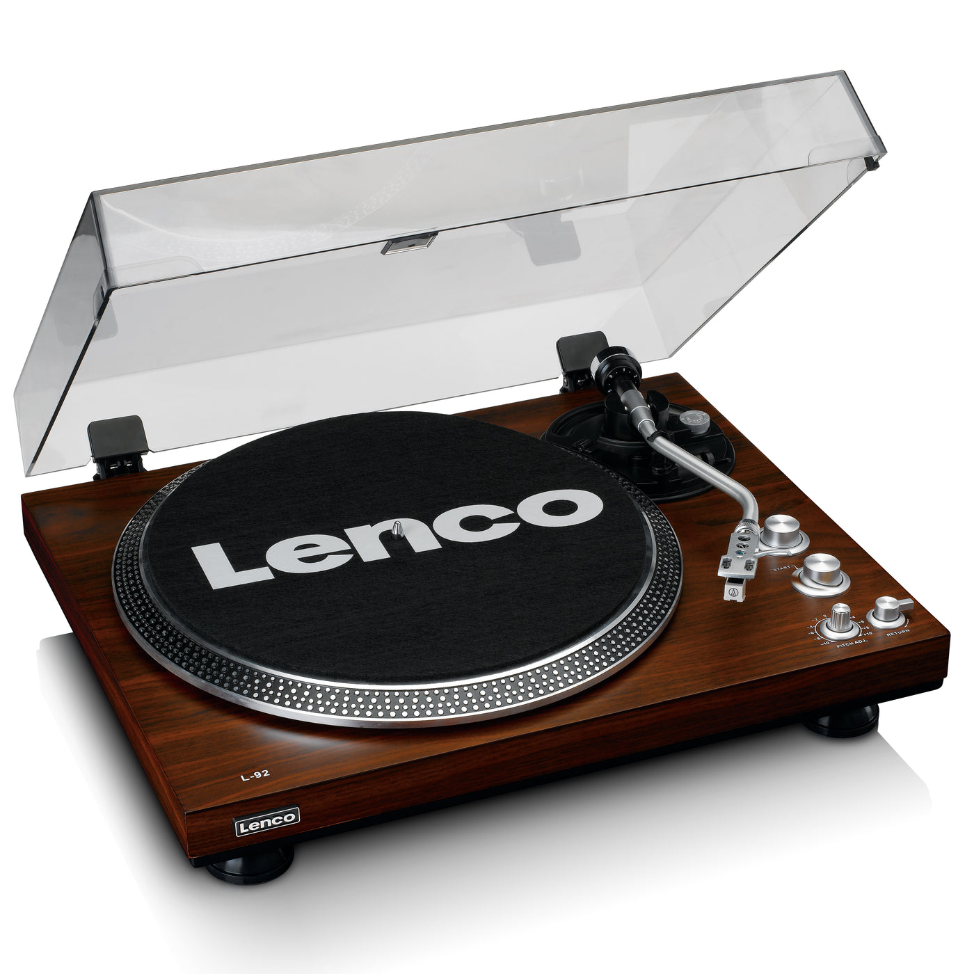 Lenco L-92WA - Platine vinyle avec entrainement MMC, A/R, PC USB