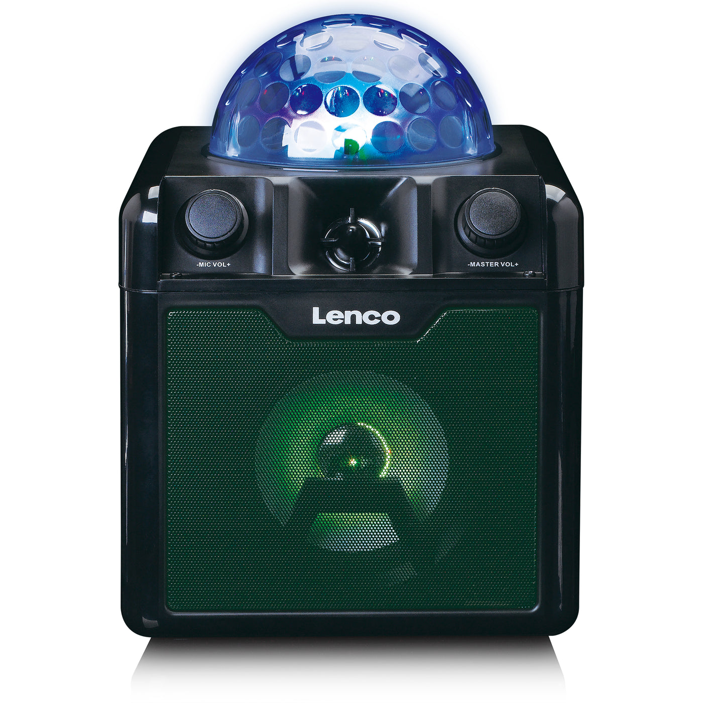 Lenco BTC-050BK - Set karaoké Bluetooth® avec boule disco