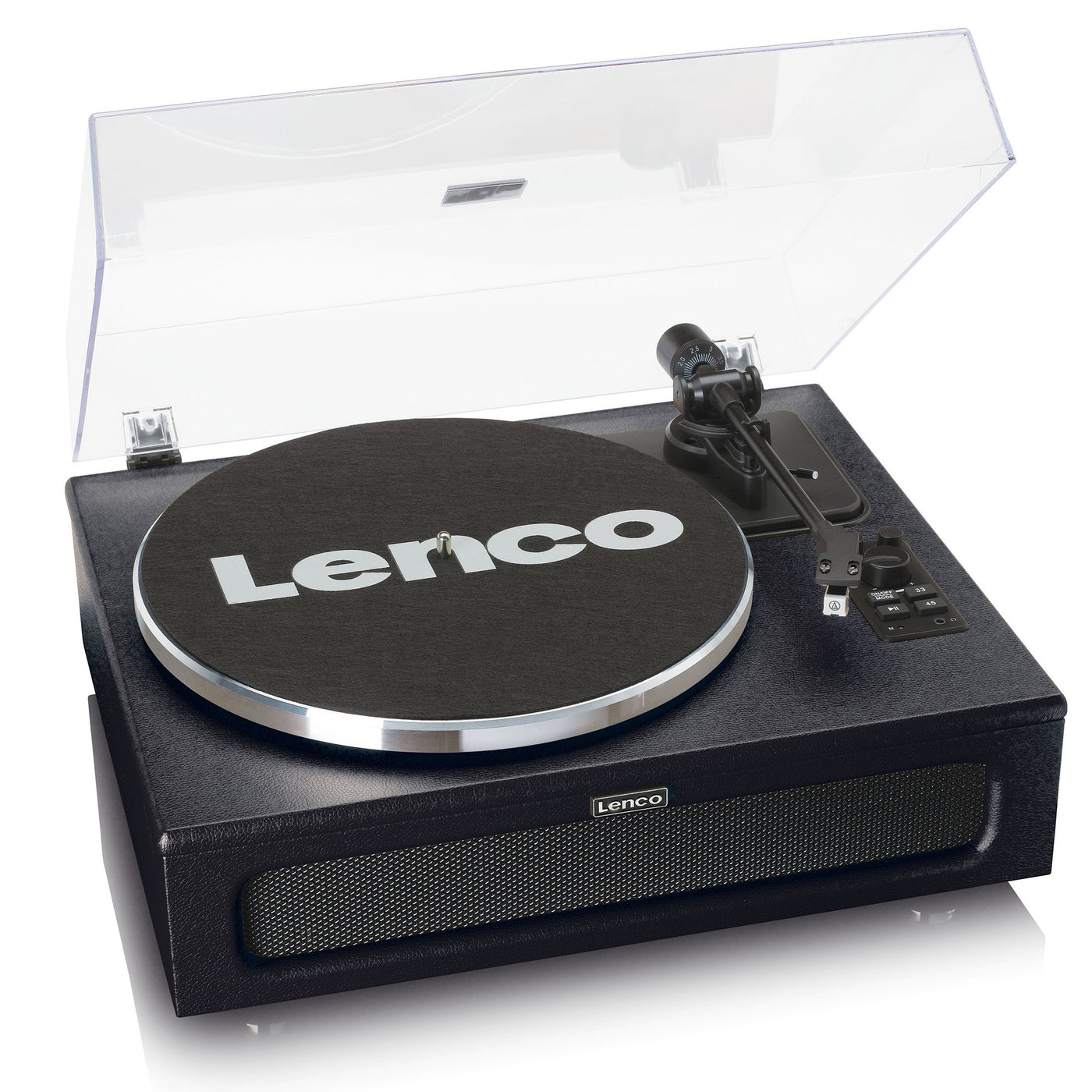 Lenco LS-430BK - Platine vinyle avec 4 haut-parleurs incorporés - Noir