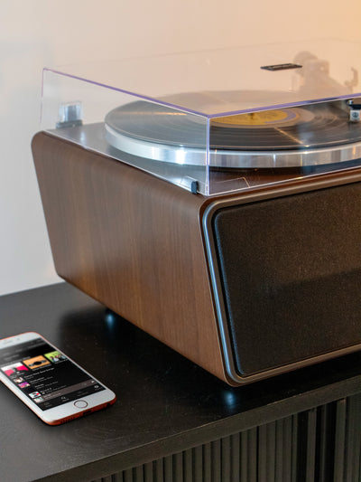 Lenco LS-470WA - Platine vinyle avec haut-parleurs intégrés et Bluetooth® - Noyer