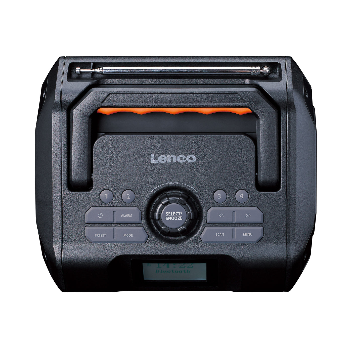 Lenco ODR-160GY - Puissante radio portable DAB+/FM pour l’extérieur avec Bluetooth® - Étanche selon IPX5 - Gris