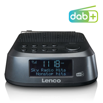 Lenco CR-605BK - Radio-réveil avec DAB+ et FM - Noir