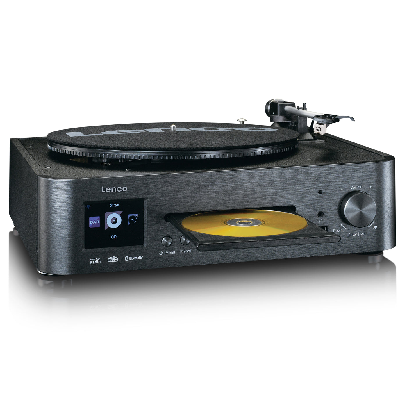 Lenco MC-460BK - Chaine Hifi avec radio internet, DAB+ et FM - Noir