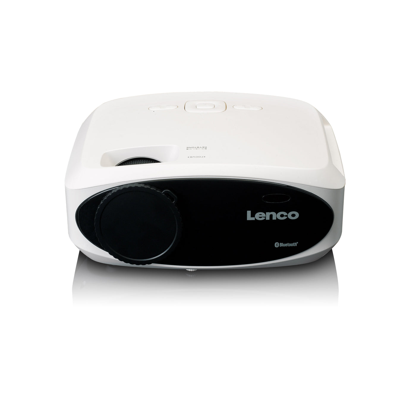 Lenco LPJ-900WH - Projecteur Full HD, lumineux et net avec 250 Lumens, 510cm de projection - Blanc