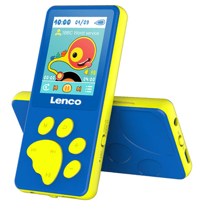 Lenco Xemio-560BU - Lecteur MP3/MP4  mémoire 8Go - Bleu