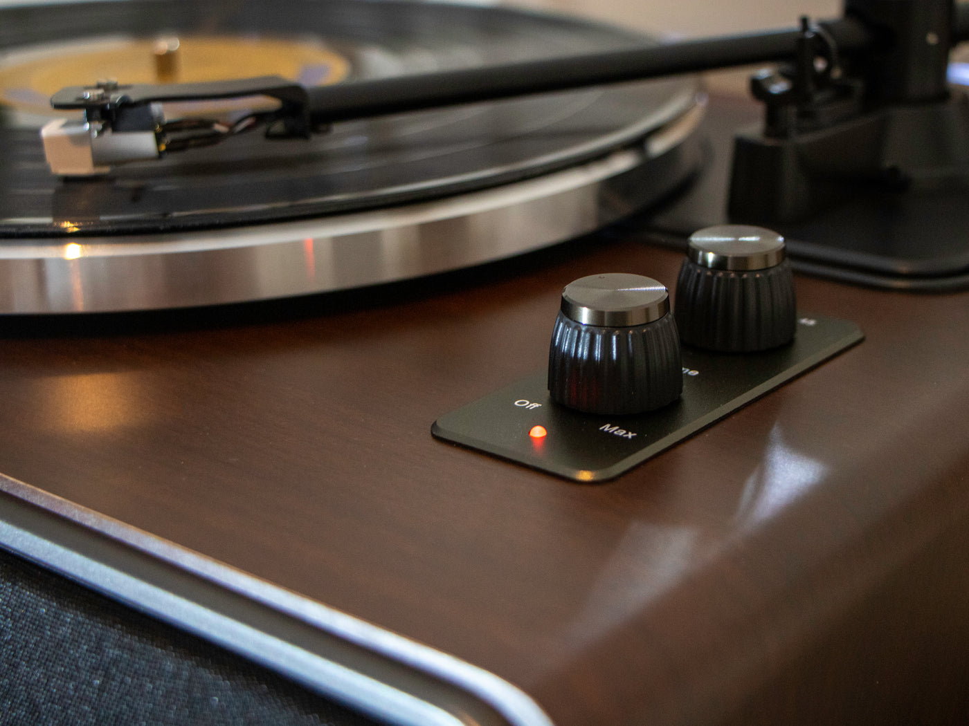 Lenco LS-470WA - Platine vinyle avec haut-parleurs intégrés et Bluetooth® - Noyer