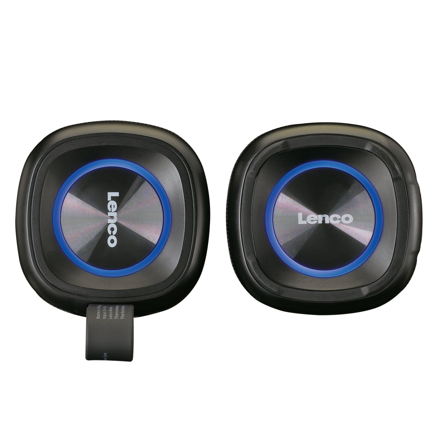 Lenco BTP-400BK - Enceinte Bluetooth® 2 en 1 - étanche (IPX7), noire