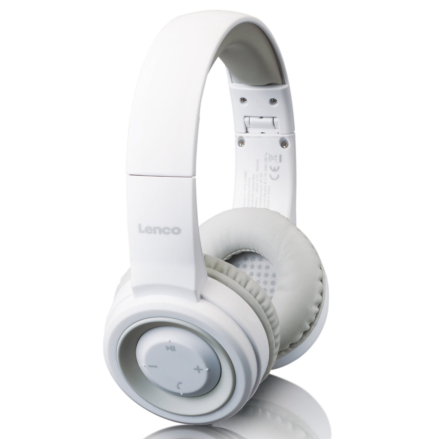 Lenco HPB-330WH - Casque Bluetooth® - Blanc
