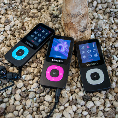 Lenco Xemio-659GY - Lecteur MP3/MP4 avec carte micro SD de 4 Go, gris