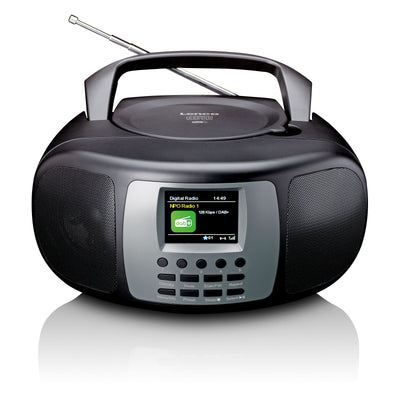 Lenco SCD-860BK - Radio portable DAB+/FM avec Bluetooth®, lecteur CD et grand écran couleur LCD - Noir