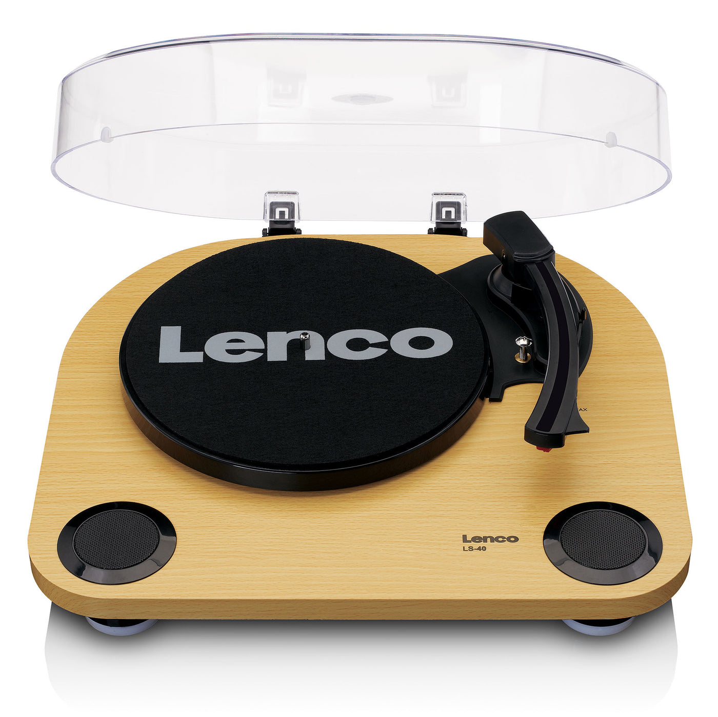 Lenco LS-40WD - Platine à haut-parleurs intégrés - Bois