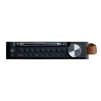 Lenco PDR-040BAMBOOBK - Radio DAB+ - Bambou - Noir