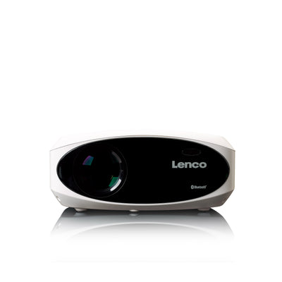 Lenco LPJ-900WH - Projecteur Full HD, lumineux et net avec 250 Lumens, 510cm de projection - Blanc