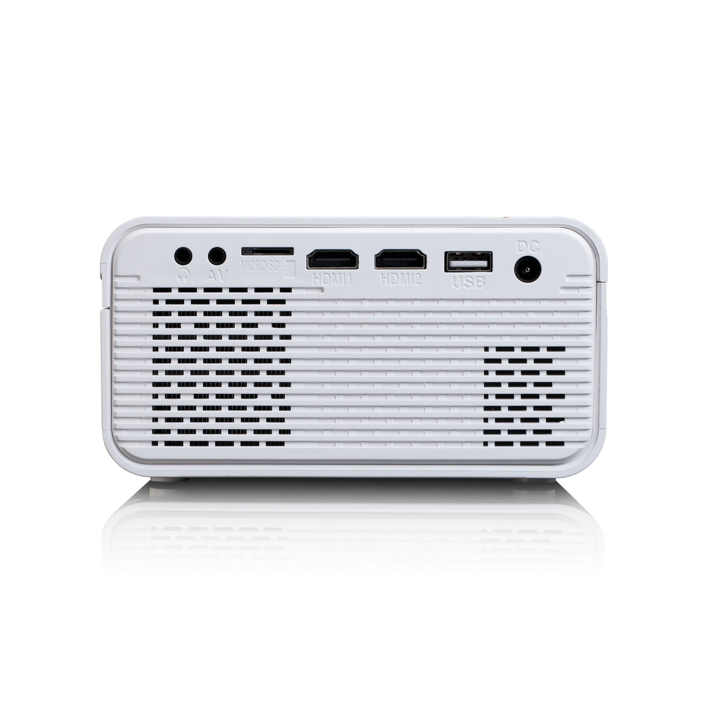 Lenco LPJ-280WH - Video projecteur LCD haute résolution, supporte le contenu Full HD 1080P - Blanc
