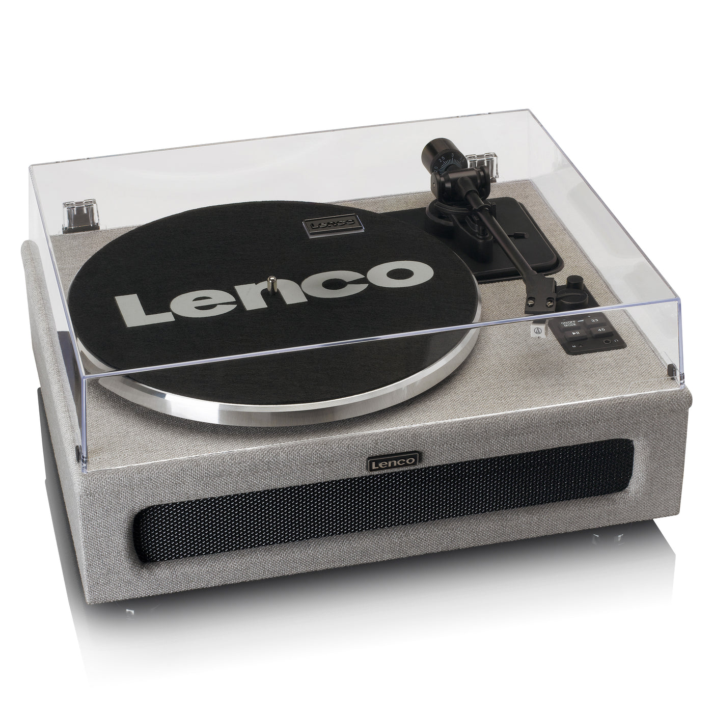 Lenco LS-440GY - Platine vinyle avec 4 haut-parleurs incorporés
