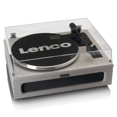 Lenco LS-440GY - Platine vinyle avec 4 haut-parleurs incorporés