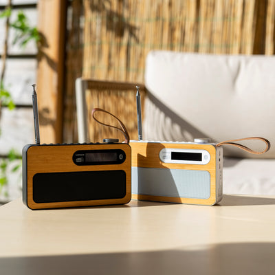 Lenco PDR-040BAMBOOBK - Radio DAB+ - Bambou - Noir