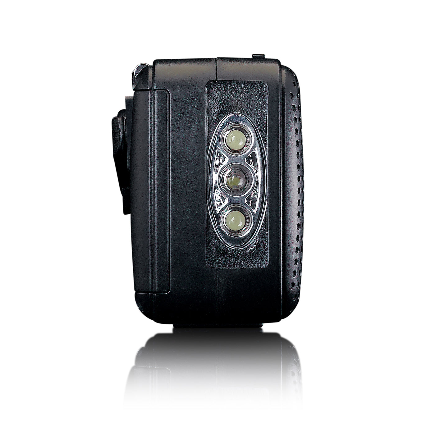 Lenco MCR-113BK - Radio d'urgence portable à manivelle, lampe de poche et banque d'alimentation en un seul appareil - Noir