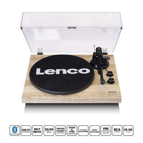 Lenco LBT-188PI - Platine avec transmission Bluetooth®, bois