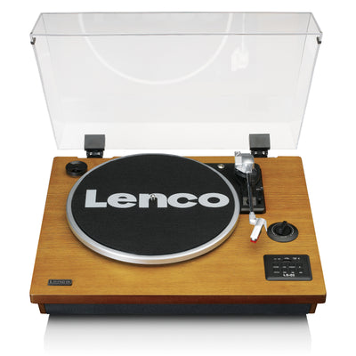 Lenco LS-55WA - Platine vinyle avec Bluetooth®, USB, MP3, haut-parleurs - Bois