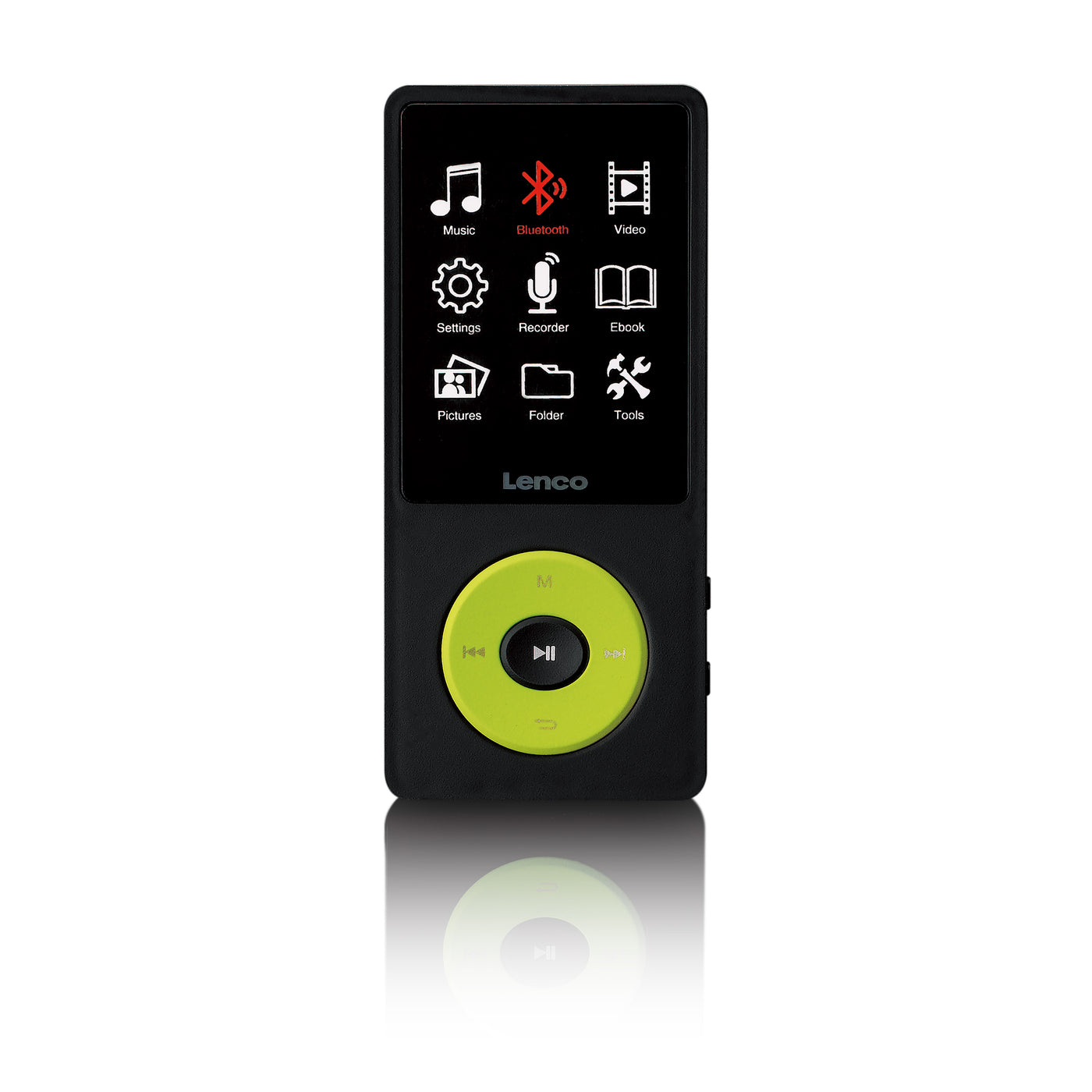 Lenco Xemio-860GN - Lecteur MP3/MP4 avec Bluetooth® et mémoire interne de 8 Go - Vert