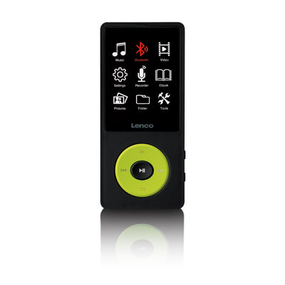 Lenco Xemio-860GN - Lecteur MP3/MP4 avec Bluetooth® et mémoire interne de 8 Go - Vert