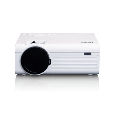Lenco LPJ-280WH - Video projecteur LCD haute résolution, supporte le contenu Full HD 1080P - Blanc