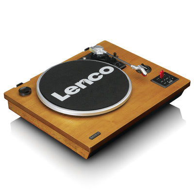 Lenco LS-55WA - Platine vinyle avec Bluetooth®, USB, MP3, haut-parleurs - Bois