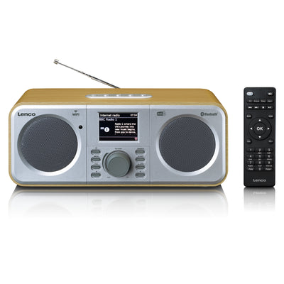 Lenco DIR-141WD - Radio internet avec DAB+, Bluetooth® et Spotify Connect, bois