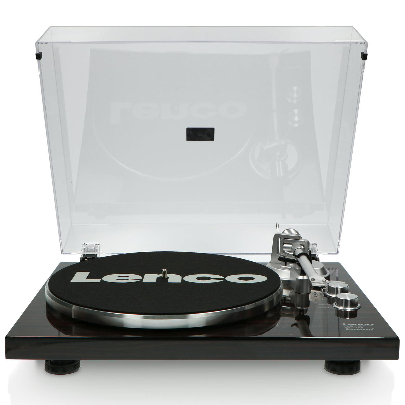 Lenco LBT-188WA - Platine avec transmission Bluetooth®, marron foncé